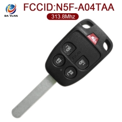 AK003084 for Honda O-dyssey 2011-2013 Remote Key 4+1 Button 313.8MHz PCF7961 FCCID N5F-A04TAA