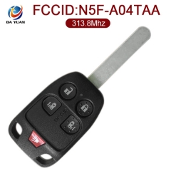 AK003084 for Honda O-dyssey 2011-2013 Remote Key 4+1 Button 313.8MHz PCF7961 FCCID N5F-A04TAA