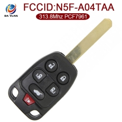 AK003085 for Honda O-dyssey 2011-2013 Remote Key 5+1 Button 313.8MHz PCF7961 FCCID N5F-A04TAA