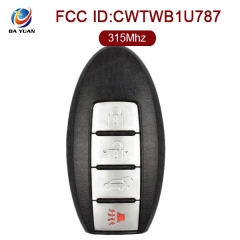AK027060 for Nissan Armada 2017 Smart Remote Key 3+1 Button 315MHz FCCID CWTWB1U787