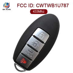 AK058005 for Infiniti QX56 Smart Key 3+1 Button 433MHz PCF7952 CWTWB1U787 285E3-1LL0D