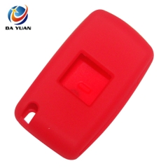 AS060007 For Peugeot silicone case key bag 2 button for car key in Red