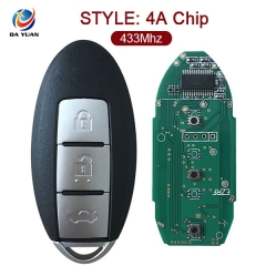 AK058004 for Infiniti Q50 Q50L Smart Remote Key 3 Button 433MHz With 4A Chip