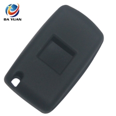 AS060015 For Peugeot silicone case 3 buttons black car key bag