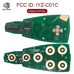 AK024021 for DODGE Smart Remote Key 3+1 Button 433MHz PCF7941 FCC ID IYZ-C01C