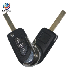 AS016027 for Citroen DS 3 buttons key shell without groove blade