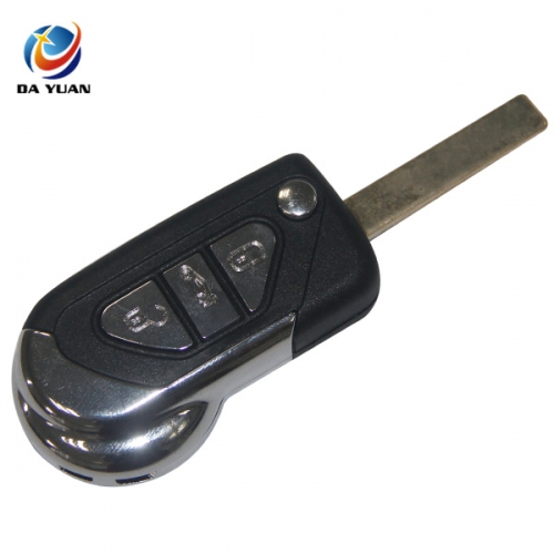 AS016027 for Citroen DS 3 buttons key shell without groove blade