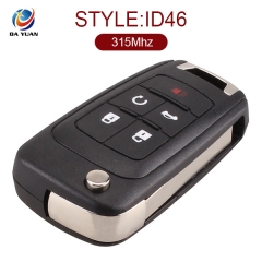 AK014052 for Chevrolet Cruze Flip Remote Key 4+1 Button 315MHz ID46