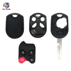 AS018035 For Ford 3+1 button remote key shell with FO38R blade