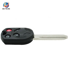 AS018035 For Ford 3+1 button remote key shell with FO38R blade