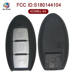 AK027061 Original for Nissan Murano Smart Card 3 Button 433MHz 4A Chip  S180144104