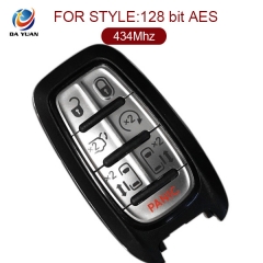 AK015042 for 2017-2018 Chrysler Pacifica Smart Keyless Remote Key 6+1 Button 434MHz HITAG 128BIT AES M3N-97395900 68238689