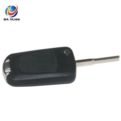 AS028030 For Opel Vectra 2 buttons remote key shell HU43 blade