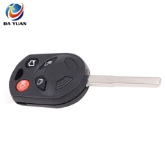 AS018037 for Ford Remote Key Shell 3+1 Button HU101 Blade