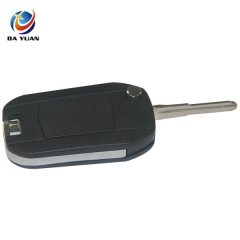 AS028052 For Opel 2 button flip key blank with right blade(YM28A blade)