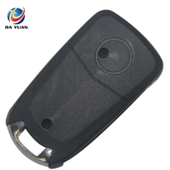 AS028046 For Opel 2 buttons replacable key shell with HU100 blade