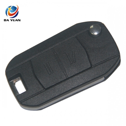 AS028052 For Opel 2 button flip key blank with right blade(YM28A blade)
