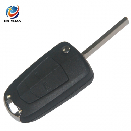 AS028046 For Opel 2 buttons replacable key shell with HU100 blade