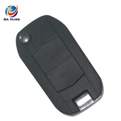 AS028052 For Opel 2 button flip key blank with right blade(YM28A blade)