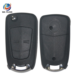 AS028046 For Opel 2 buttons replacable key shell with HU100 blade