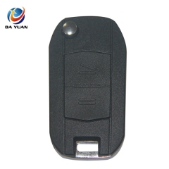 AS028052 For Opel 2 button flip key blank with right blade(YM28A blade)