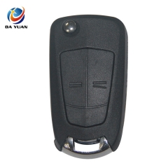 AS028046 For Opel 2 buttons replacable key shell with HU100 blade