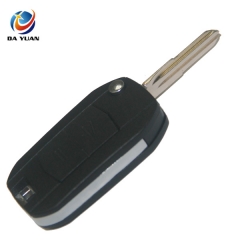AS028051 For Opel 2 button flip key shell with HU43 blade