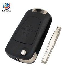 AS028049 For Opel 2 buttons replacable key shell with HU43 blade