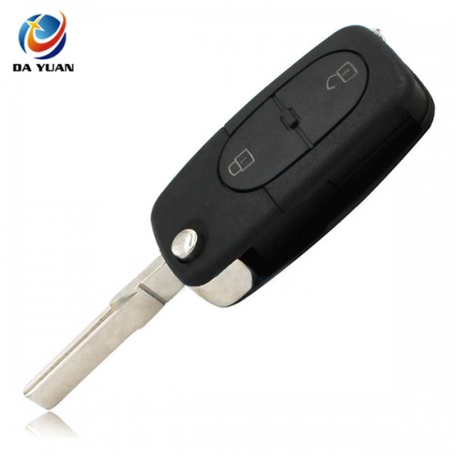 AS001032 For VW 2 button flip remote key shell (round)