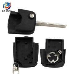 AS001032 For VW 2 button flip remote key shell (round)