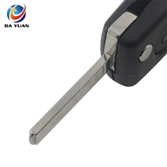 AS009046 Peugeot 3 button 307 remote key shell no battery place without groove blade(CE0523)