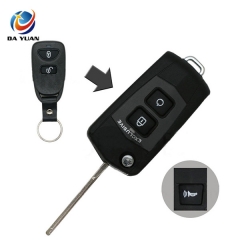 AS051029 for KIA Flip Remote Key Shell 2+1 Button