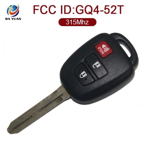 AK007109 for Toyota Remote Key 2+1 Button 315MHz GQ4-52T