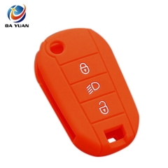 AS061004 Silicone key fob cover case for Citroen C2 C3 C4 C5 C6 C8 Remote