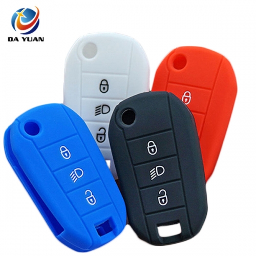 AS061004 Silicone key fob cover case for Citroen C2 C3 C4 C5 C6 C8 Remote