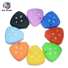 AS063004 Silicone key cover Case for toyota 4 button
