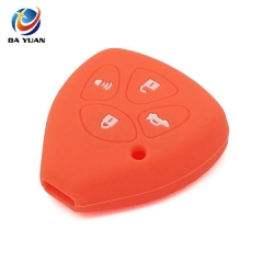 AS063004 Silicone key cover Case for toyota 4 button