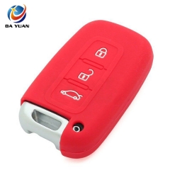 AS064001 silicone car key cover case for Hyundai 3 button