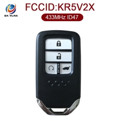 AK003087 for Honda Smart Key 4 Button 433MHz ID47 Chip FCCID KR5V2X OEM # 72147-THA-H31