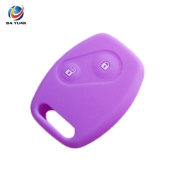 AS062002 2 Button Car key silicone shell cover for Honda