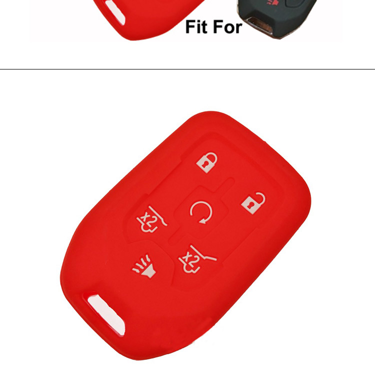 AS065003 Silicone Car Key Fob Remote Cover Case for CHEVROLET