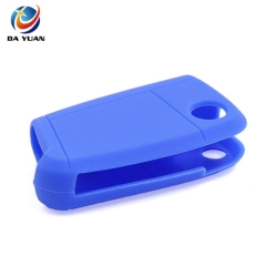 AS066002 Silicone Car Remote Flip Key Fob Cover Shell Case for VW Volkswagen Golf 7