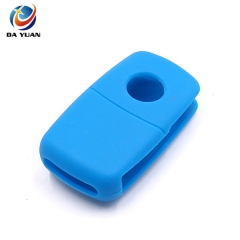 AS066001 Silicone Car 3 Buttons Remote Key Cover Case Shell for VW