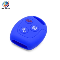 AS067005 Silicone Car Remote Key Fob Cover Shell Case for Ford