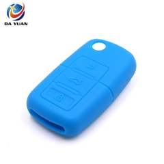 AS066001 Silicone Car 3 Buttons Remote Key Cover Case Shell for VW