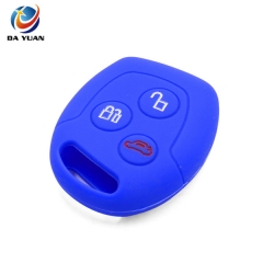 AS067005 Silicone Car Remote Key Fob Cover Shell Case for Ford