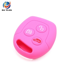 AS067005 Silicone Car Remote Key Fob Cover Shell Case for Ford