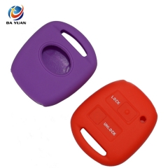 AS063011 Silicone Rubber Car Key Case Cover For Toyota 2 Buttons Remote Key Case