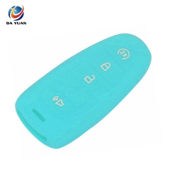 AS067006 Remote 4 Buttons Silicone Smart Car Key Case Cover Shell  For Ford Edge