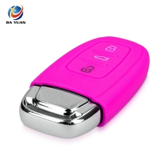 AS068003 SILICONE COVER FOR AUDI 3 BUTTON CAR KEY KEYLESS CASE COVER